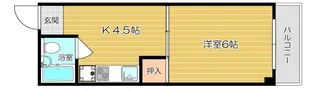 塚口グリーンハイツ【3階】の間取り