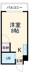 ダイヤモンドハウス【4階】の間取り