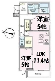 エース茜【1階】の間取り
