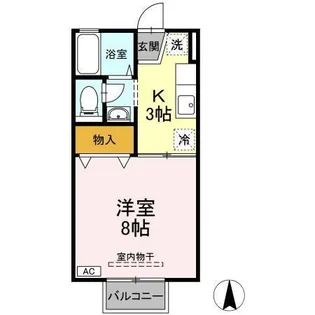 ジュネスR【2階】の間取り