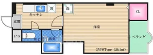 リレイション野田【8階】の間取り