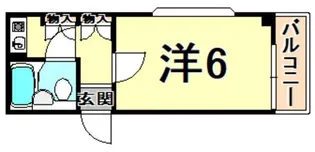 リバーサイドハイツ【3階】の間取り