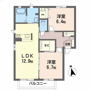 MAISONMAST桜C【2階】の間取り