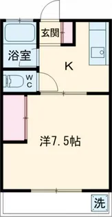 スカイハイツ【2階】の間取り