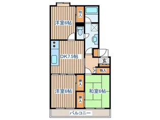 藤マンション【2階】の間取り