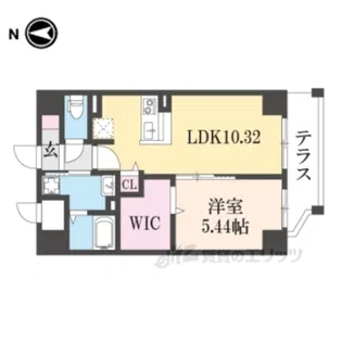 メゾン1番館【1階】の間取り