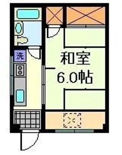 小野コーポ【1階】の間取り