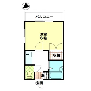 パーシモン【2階】の間取り