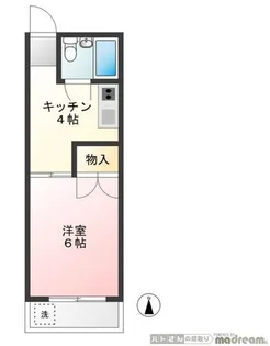 メゾンドビオレ【3階】の間取り