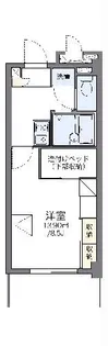 レオパレス小禄泉原當間【1階】の間取り
