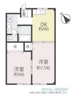 北軽ハイツ【2階】の間取り