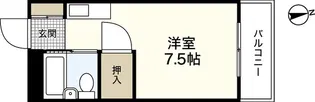 petit pas舟入【3階】の間取り