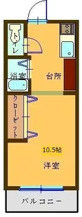 山本ビル【3階】の間取り