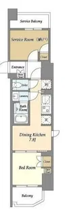 ウェルスクエア西蒲田【3階】の間取り