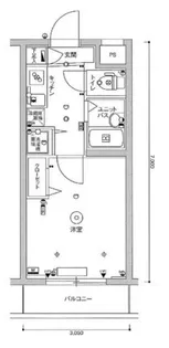スカイコート蒲田弐番館【4階】の間取り