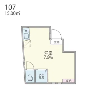 アーバンプレイス祐天寺【1階】の間取り