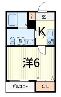 アーバンブルー高砂【3階】の間取り