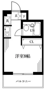 ブランニュー青葉台【2階】の間取り