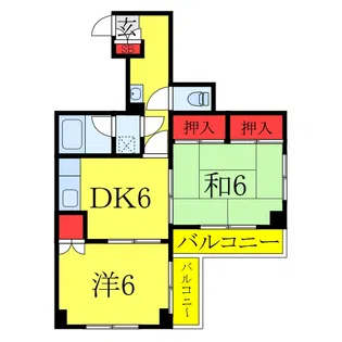 クレバーズハイム王子【4階】の間取り