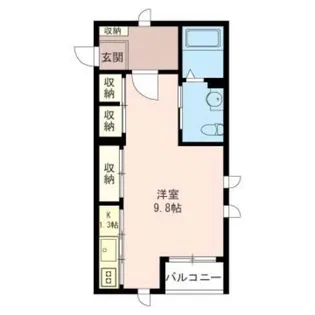 メゾンクレール【2階】の間取り