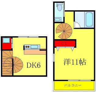 ラフィーネ城北公園の間取り