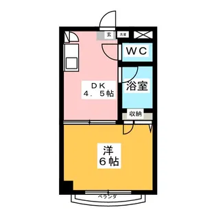 ステラマリス高尾【2階】の間取り