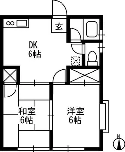 メゾングリューネ【1階】の間取り