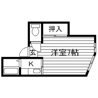 宮城県仙台市青葉区台原3【アパート】の間取り