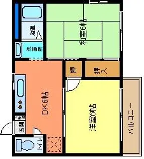 アピア五井C【1階】の間取り