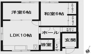 北海道余市郡余市町沢町5丁目46-38 余市町共同住宅【2階】の間取り