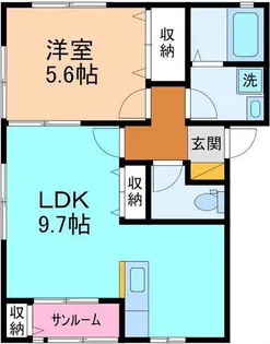 プラティーヌ【2階】の間取り