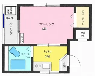 宇津木ビル【3階】の間取り