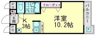 グレイスコート市川【2階】の間取り