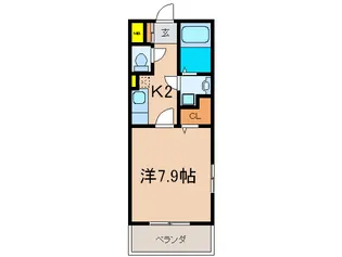クリオコート学園通り【2階】の間取り