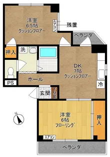 西山ビル【3階】の間取り