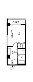 レガート昭和【3階】の間取り