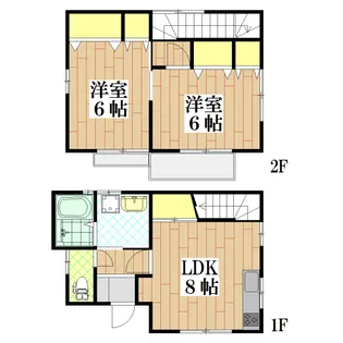 メゾンあかね【2階】の間取り