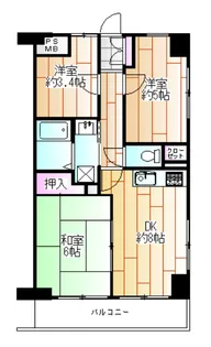 フローレンスパレス町田【5階】の間取り