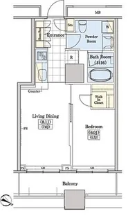 レジディアタワー上池袋【3階】の間取り