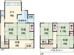 群馬県桐生市相生町2【一戸建】の間取り