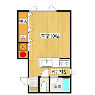 コーポラスセゾン【2階】の間取り
