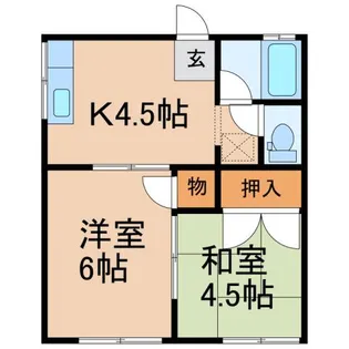 エスポワール寿【2階】の間取り