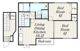セレーノ【2階】の間取り