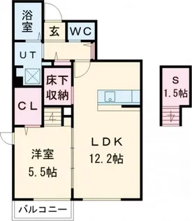 ランドスケープトイタウン【1階】の間取り