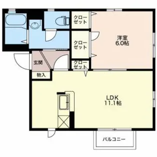 フローリア【2階】の間取り