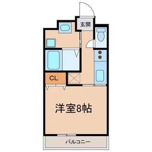 マンションブリランテ【2階】の間取り