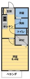 ブランドール【1階】の間取り