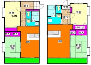 グランシャリオ【1階】の間取り