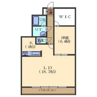 松風ビル【4階】の間取り