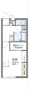 レオパレス愛西【2階】の間取り
